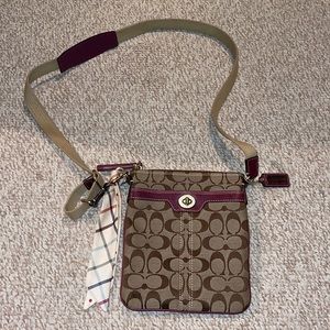 Authentic coach crossbody bag